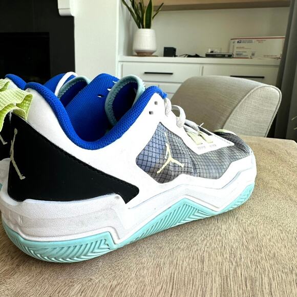 Men's Size 9 Air Jordans One Take White Copa Lime - Very Good Condition - Picture 5 of 9